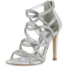 VAN HILL Damen High Heels in Silber