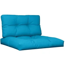 vidaXL Palettenkissen 2-tlg. 60 x 40 x 20 cm hellblau