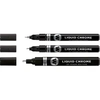 Molotow LIQUID CHROMETM Acrylstifte-Set chrom 3 St.