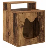 vidaXL Katzenhaus Altholz 42,5 x 40 x 53,5 cm Holzwerkstoff