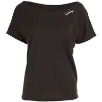 Winshape Damen Ultra leichtes Modal-kurzarmshirt schwarz, XXL