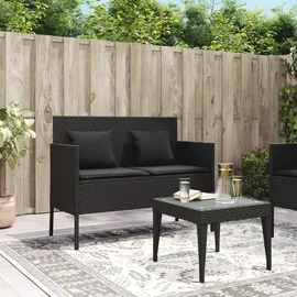 vidaXL Gartenbank 61 x 57 x 87 cm Schwarz