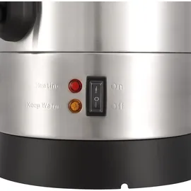 Juskys Glühweinkocher Teramo 10 Liter aus Edelstahl, mit Zapfhahn, - Heißgetränkespender Glühweinkessel