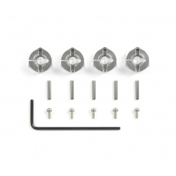 Radmitnehmer (4) Alu 6mm silber