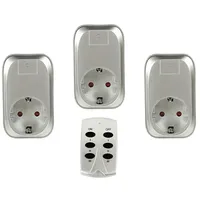 Voltomat Funksteckdosen-Set 3+1  (Silber, 3.680 W)