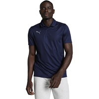 Puma teamLIGA Sideline Polo Shirt, Dunkel Blau,