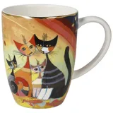 GOEBEL Wohnaccessoires Künstlertasse Rosina Wachtmeister Rosina Wachtmeister Gatti in autunno " in Bunt | Gr.: onesize