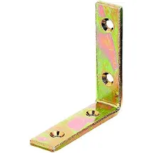 GAH Alberts Alberts Balkenwinkel | schmal | galvanisch verzinkt, dickschichtpassiviert | 80 x 80 x 20 mm | 20er Set