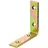 GAH Alberts Alberts Balkenwinkel | schmal | galvanisch verzinkt, dickschichtpassiviert | 80 x 80 x 20 mm | 20er Set