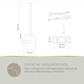 Lenz WC-Bürstengarnitur Aura Chrom