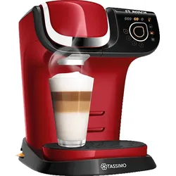 BOSCH TAS6503 Tassimo My Way 2 Kapselmaschine Rot/Schwarz