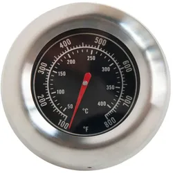 CHEFGASTRO BBQ Deckelthermometer für Gasgrills & Kugelgrills | Rund | °C und °F