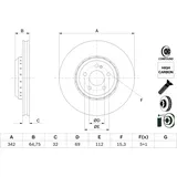 Bosch Bremsscheibe 0 986 479 G35