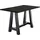 Mäusbacher Bartisch 160 x 105 x 70 cm Schwarz