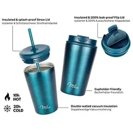 MILU Isolierbecher grünblaumetallic 500,0 ml