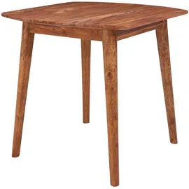 Wohnling Esszimmertisch 80 x 78 x 80 cm sheesham