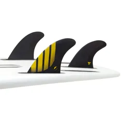 futures Thruster Fin Set P4 Alpha SMALL Fin 25, Farbe: Gelb, Finnenbox: futures