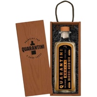 Quarantini Barrel Aged Gin in Holz-Geschenkbox