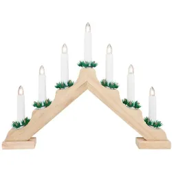KOOPMAN Weihnachtsleuchter schwedische Kiefer natur