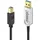 FIBERX USB-A auf USB-B 30 m Schwarz