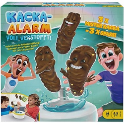 Mattel Games Kacka-Alarm! Voll Verstopft, Kinderspiel, Aktionsspiel