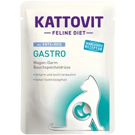 Kattovit Gastro Ente und Reis 12 x 85 g