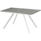 B&D home Esstisch Anthrazit, Holz, 120x76x80 cm, Esszimmer, Tische, Esstische