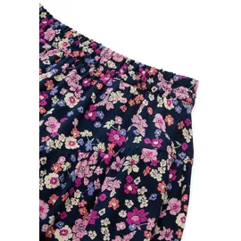 Tom Tailor A-Linien-Rock mit All-Over Print blau 104/110