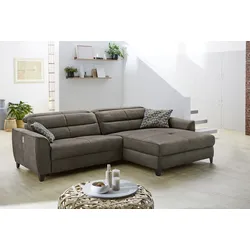 Polsterecke mit Funktion DOUBLE-ONE - braun