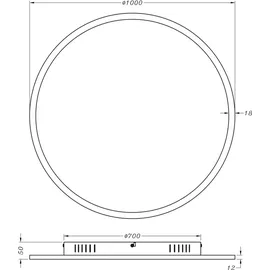 Trio Leuchten YUMA DH ca. 100,00x5,00