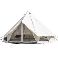 Tipi-Zelt - 400 Technical Cotton - für 8 Personen - eingenähter Zeltboden One Size