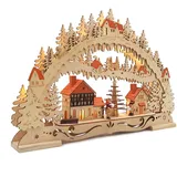 Wichtelstube-Kollektion LED Schwibbogen Weihnachtsstadt Schwippbogen Weihnachten