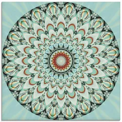 Artland Glasbild »Mandala Integrität«, Muster, (1 St.), in verschiedenen Größen Artland Farbe Bild(er): grün