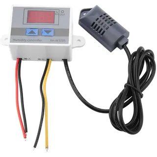 XH-W3005 Digitaler Feuchtigkeitsregler Hochgenauer Feuchtigkeitssensor Hygrometer 12V/24V/220V(12V)