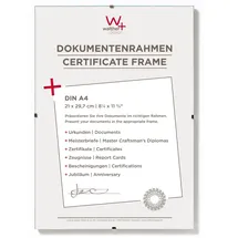walther design RB130A Rahmenlos Antireflexglas 21x29,7 cm 4er Set