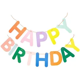 Rico Design Girlande Happy Birthday bunt
