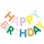 Rico Design Girlande Happy Birthday bunt