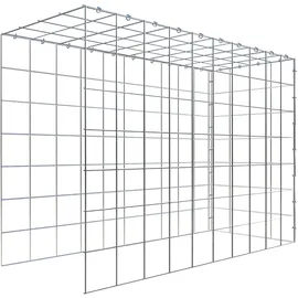 Gabiona C-Ring-Gabione-Anbaukorb Typ 4 70 x 100 x 40 cm Maschenw 10 x 10 cm