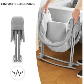 Kinderkraft LOVI 3in1 Kinderbett, grau, multifunktional - Grau