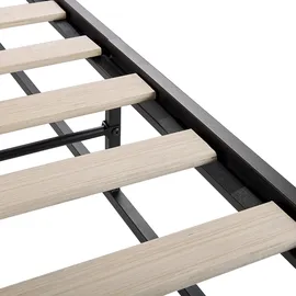 Beliani Viry 160 x 200 cm Schwarz