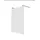 Glaszentrum Hagen 108x200cm Freistehende Dusche 2x R-Halter Satin