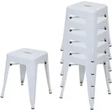 MCW Hocker A73 Metall 39 x 46 x 39 cm Weiß