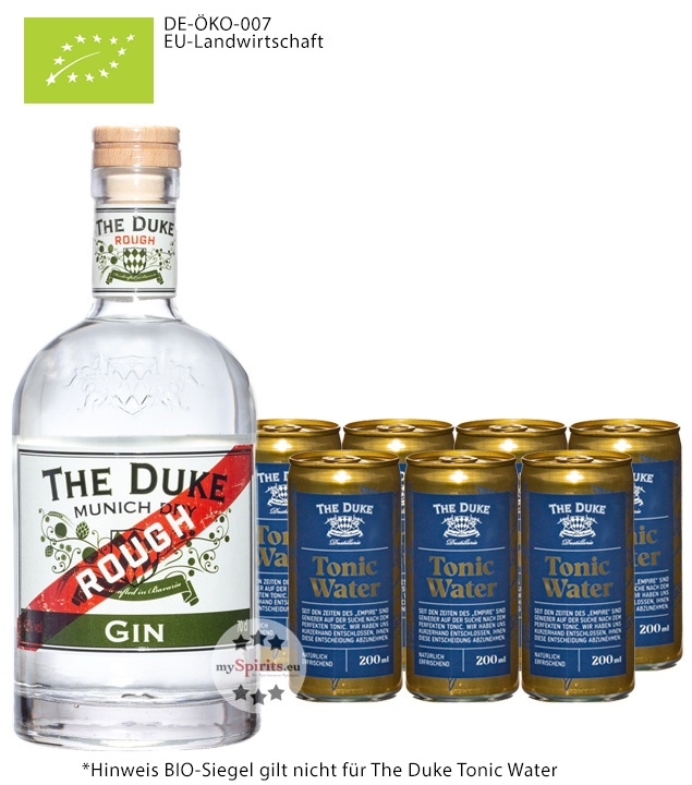The Duke Rough Gin Bio & The Duke Tonic Set