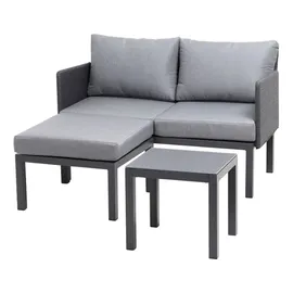 Siena Garden Cosmo Loungeset 3-tlg. Aluminium/Polypropylen