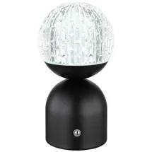 GLOBO Tischleuchte Julsy Metall 20 cm Schwarz Matt