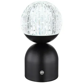 GLOBO Tischleuchte Julsy Metall 20 cm Schwarz Matt