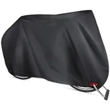 Fahrradabdeckung, 245 X 105 X 125 Cm, Fahrradgarage Mit Abschließbaren Löchern, Hochwertiges Oxford-gewebe, Wasserdichter Schutz Vor Staub, Regen, Schnee Und Uv-strahlung - Crezuo