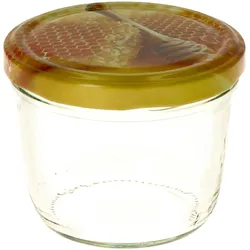 100er Set Sturzglas 230 ml Carino To 82 Deckel mit Honigwabe incl. Diamant Gelierzauber Rezeptheft