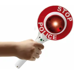 JAMARA Polizeikelle mit Licht rot oder grün 3+