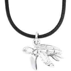 s.Oliver Kids Halskette 2026056 Schildkröte Leder Silber